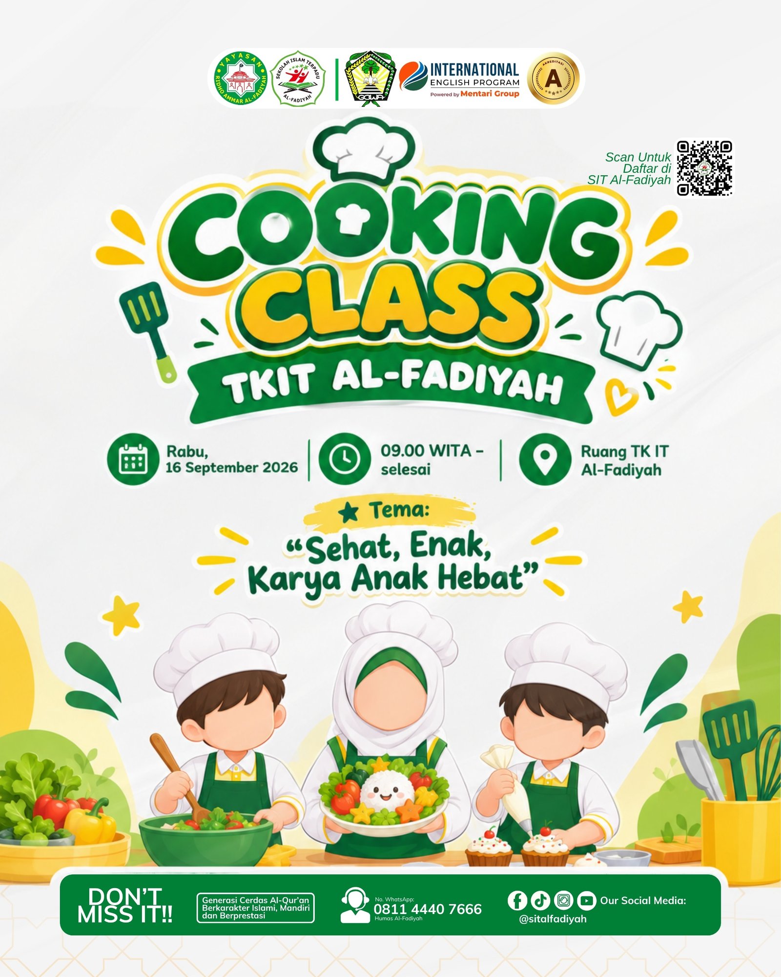 👩‍🍳✨ COOKING CLASS TKIT AL-FADIYAH ✨👨‍🍳
